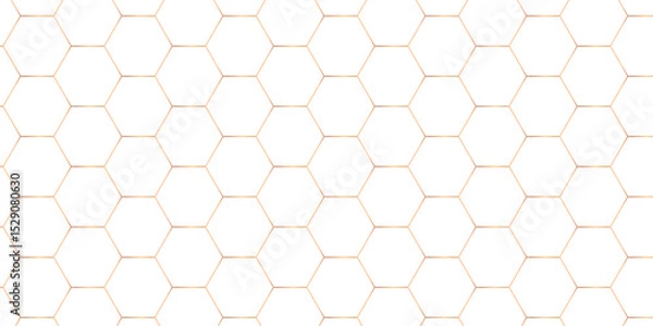 Fototapeta Minimal grid geometric abstract white emboss hexagons with hexagon wall polygonal pattern background vector. seamless bright white abstract honeycomb background.	
