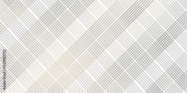 Fototapeta White and gray stripe diagonal gradient fabric dynamic line textile abstract background. oblique stripe diagonal line wave parallel black chevron digital vector illustration art pattern.	
