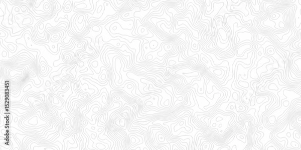 Fototapeta Abstract pattern lines seamless topography map and counter map. abstract sea map area space geometric line technology topo landscape grid texture design.	
