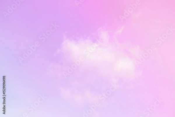Fototapeta Sky and clouds in pastel tones.