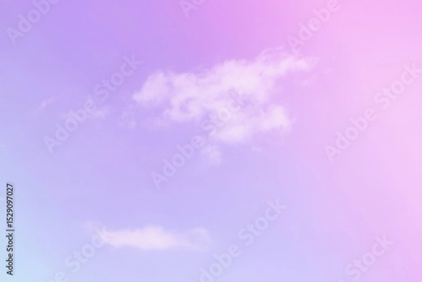 Fototapeta Sky and clouds in pastel tones.