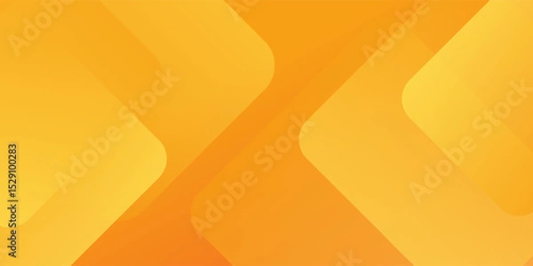 Obraz Abstract orange and yellow geometric background. Dynamic shapes composition. Cool background design for posters. Vector illustration