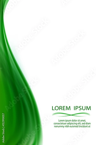 Fototapeta Abstract background in green color