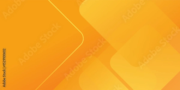 Obraz Abstract orange and yellow geometric background. Dynamic shapes composition. Cool background design for posters. Vector illustration