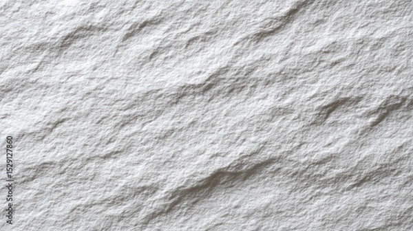 Fototapeta White textured surface with rough uneven pattern and subtle shadows.