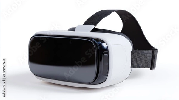 Obraz Virtual reality headset isolated on white background