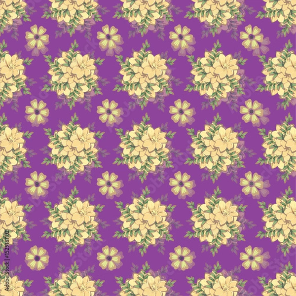 Fototapeta Textile repeat pattern