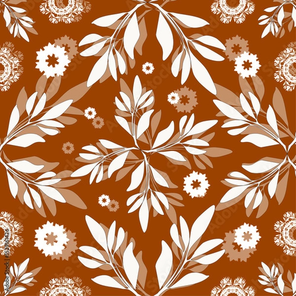 Fototapeta Textile repeat pattern