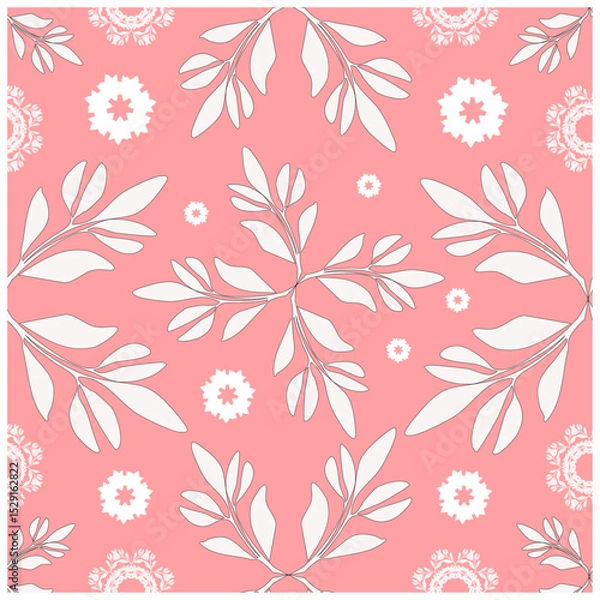 Fototapeta Textile repeat pattern