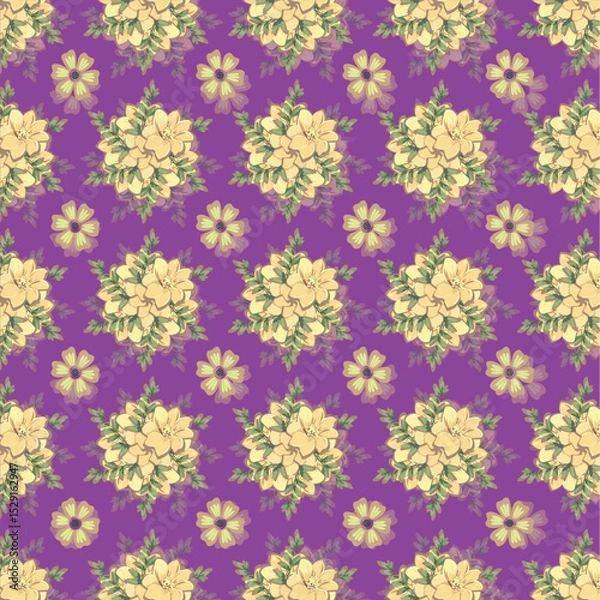 Fototapeta Textile repeat pattern