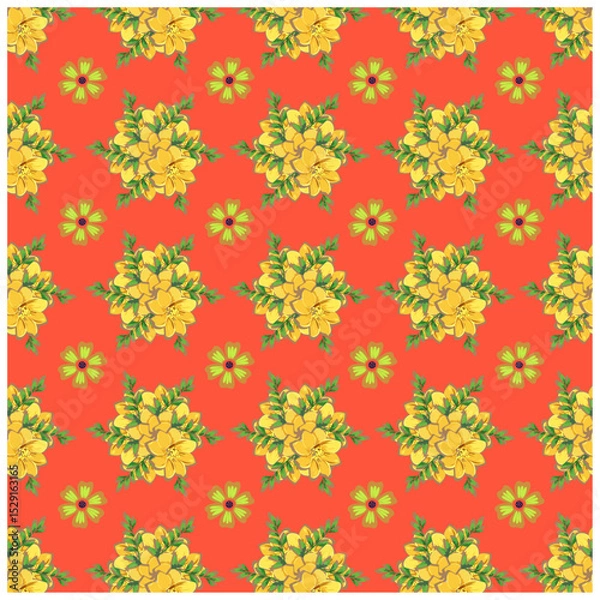 Fototapeta Textile repeat pattern