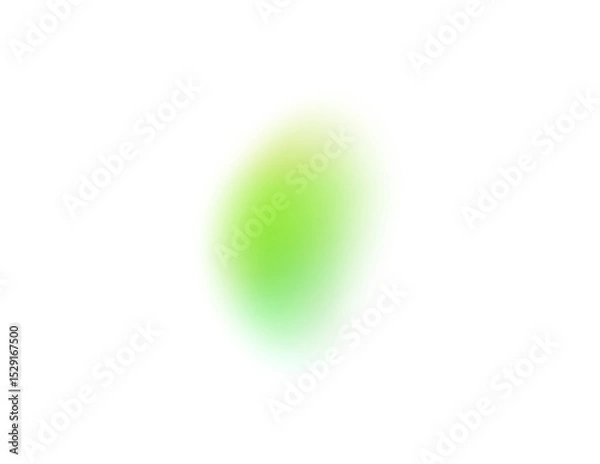 Fototapeta Teal green yellow gradient shape isolated PNG. Transparent trendy overlay on soft blurry background with smooth glowing flow for modern poster, header or design element.