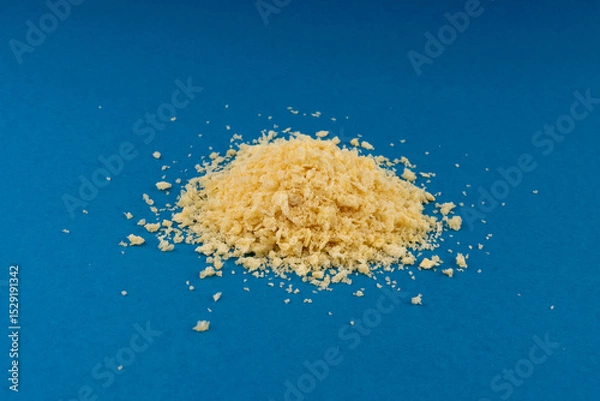 Obraz Bread crumbs, scattered breadcrumbs, crushed rusk bread crumbs for nuggets, panko