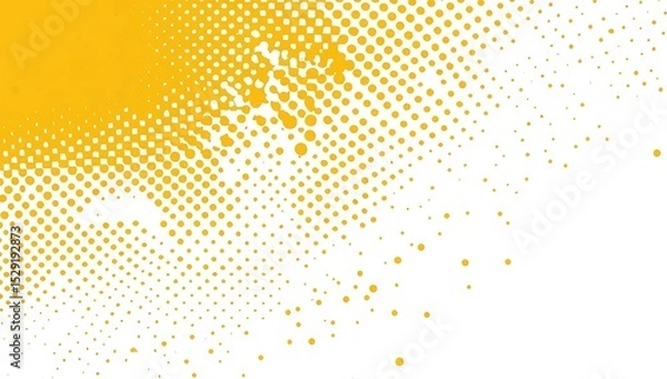 Fototapeta Abstract Yellow Dot Pattern Background