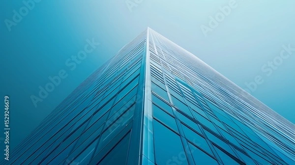 Obraz modern building in the sky