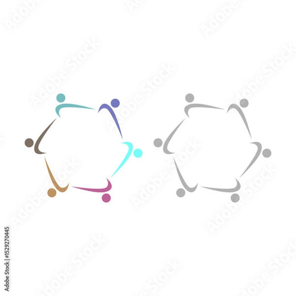 Obraz Coworking People Together Union Teamwork
