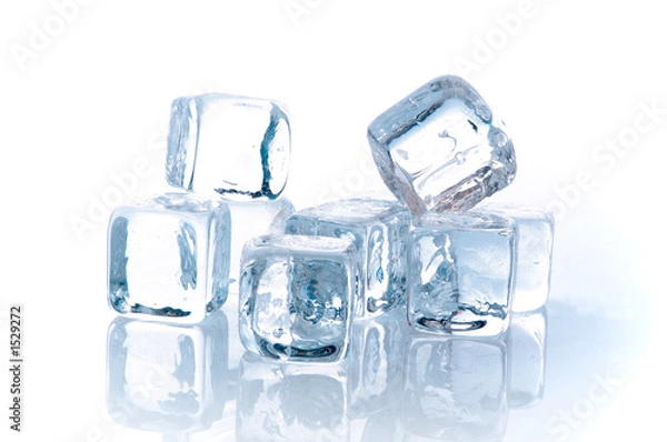 Fototapeta ice cubes