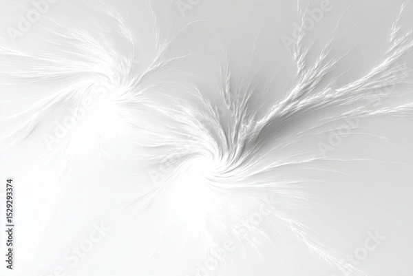 Fototapeta Abstract White Spiral Design Pattern