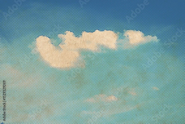Obraz retro sky pattern