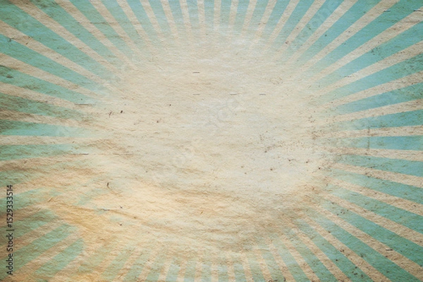 Obraz Vintage Old Paper with Radiating Lines