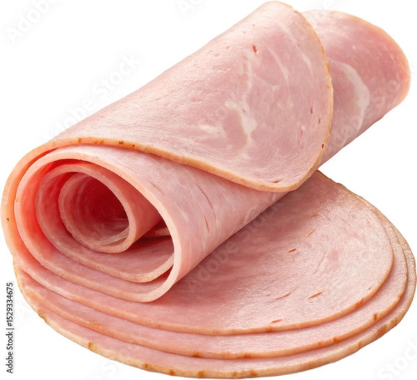 Obraz Rolled and sliced ham