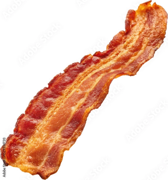 Obraz Single crispy bacon strip