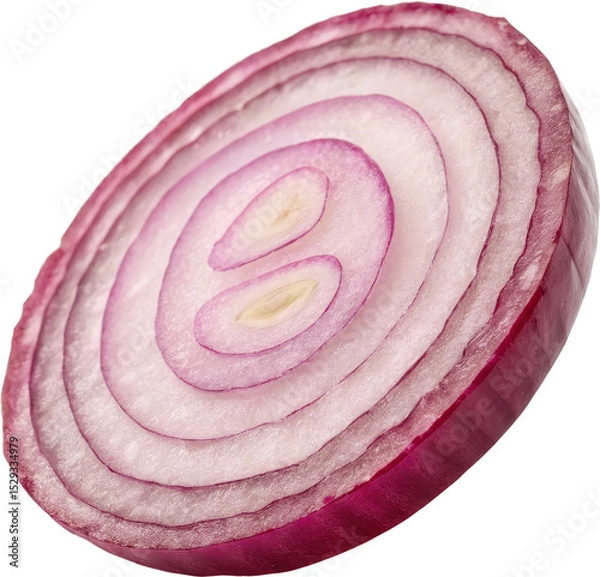 Obraz Sliced red onion ring