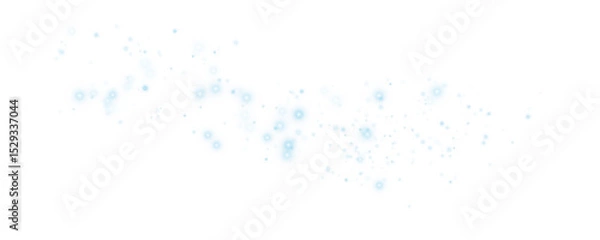 Obraz Sparkling Blue Dust Trail Glitter Effect.