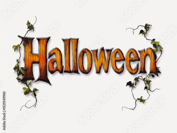 Fototapeta Halloween is a spooky holiday that is celebrated on October 31st. It is a time for dressing up in costumes, carving pumpkins, and going trick-or-treating