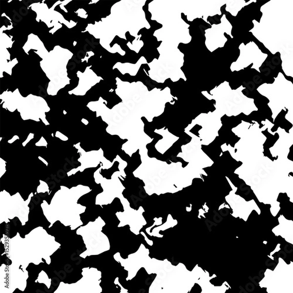 Fototapeta ILLUSTRATION ABSTRACT GRUNGE BLACK GRAINY TEXTURE BACKGROUND. DISTRESS DIRTY ROUGH MONOCHROME COLOR DESIGN VECTOR
