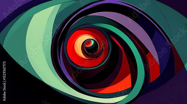 Fototapeta Soft psychedelic background