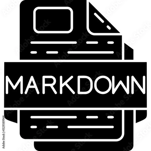 Obraz MARKDOWN file format Icon