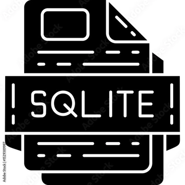 Fototapeta SQLITE file format Icon