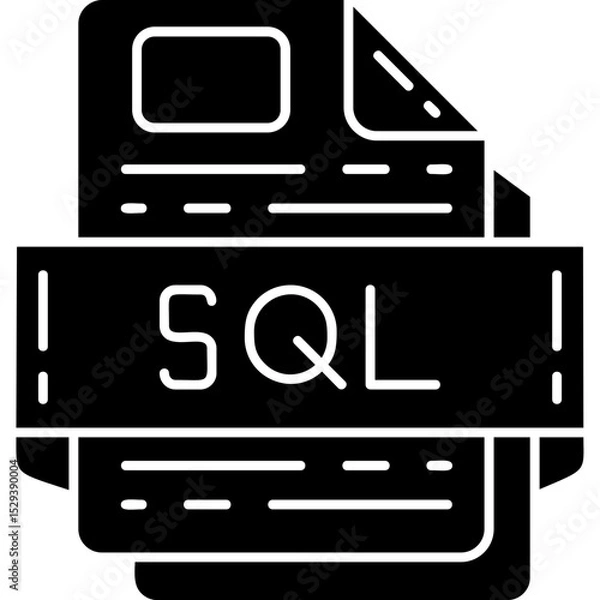 Obraz SQL file format Icon