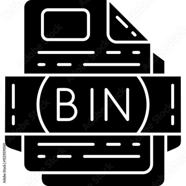 Obraz BIN file format Icon