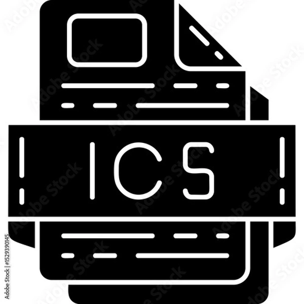 Obraz ICS file format Icon