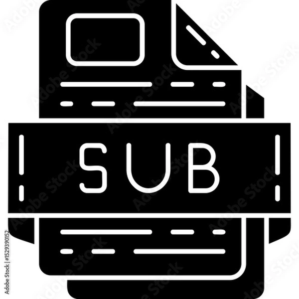 Obraz SUB file format Icon
