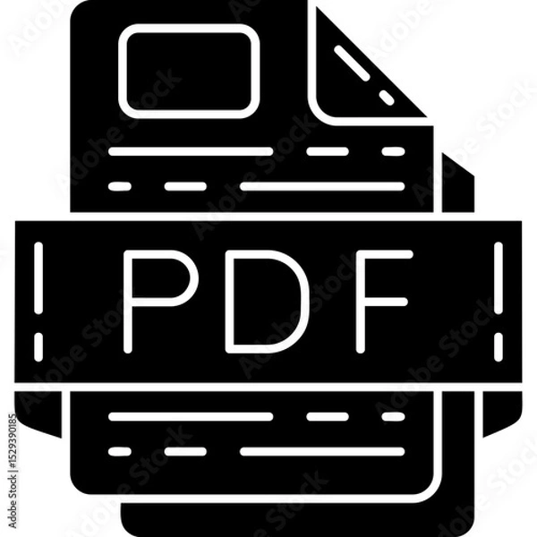 Obraz PDF file format Icon