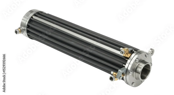 Obraz Industrial heat exchanger isolated PNG with Transparent Background