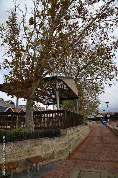 Fototapeta Hillarys, Australia – June 3, 2025: The Hillarys Boat Harbour of Perth CBD