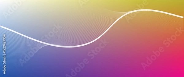 Fototapeta Abstract background with rays flowing light wave Background 

