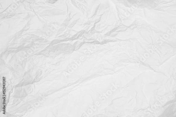 Fototapeta White recycled craft paper texture as background. Grey paper texture, Old vintage page or grunge vignette of old newspaper.