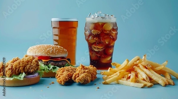 Obraz beer and snacks