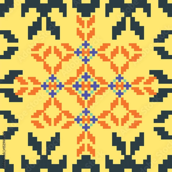 Obraz seamless geometric pattern