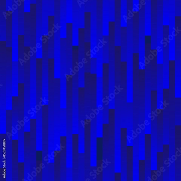 Obraz Seamless abstract pattern with blue multi-colored squares in the form of stripes. Abstract background. Vector illustration for the design of stylish abstract interior designs and prints