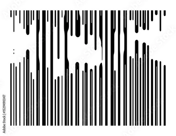 Fototapeta dripping vertical line pattern panel vector