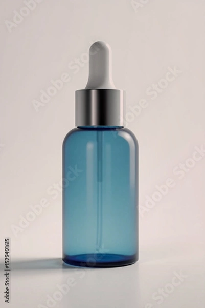 Obraz Elegant dark blue dropper packaging for natural oils or eye serums