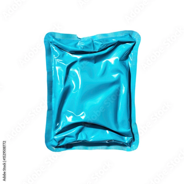 Obraz Vibrant Teal Vacuum-Sealed Package Mockup