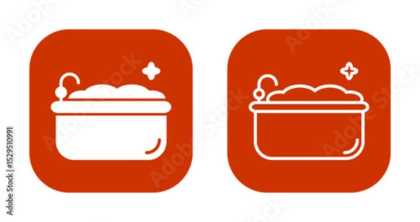 Obraz Bath Icon Design