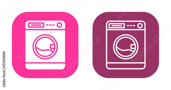 Obraz Washing Machine Icon Design
